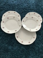 5 darabos Zsolnay porcelán kistányér készlet