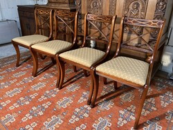 4 mahogany chairs