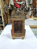 Old copper picture holder