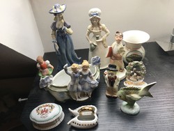 Porcelain figurines 8 pcs