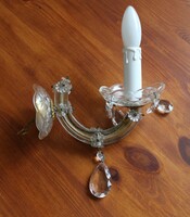 Old wall arm with candle burner