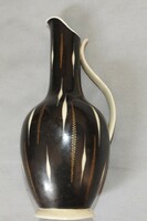 Licthe old porcelain vase or carafe with handles