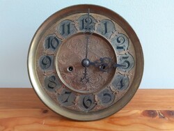 Gustav Becker óra szerkezet. Fali óra, feles ütős, súlyhuzamos