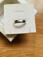 Női unisex ezüst karika gyűrű