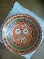 Sárközi ceramic plate, bowl - koroknay