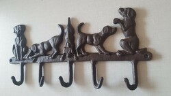 Cast iron dog hanger