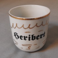 Bohemia mug porcelain glass with beribert feirat