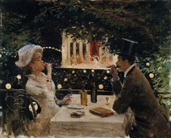Béraud - Romantikus vacsora - reprint