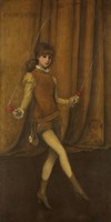 James whistler - girl skipping rope - reprint