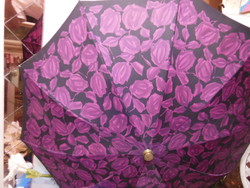 Umbrella - copper !!! - Ebeco - rose pattern - special - very beautiful - perfect