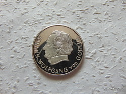 Goethe ezüst emlékérem PP 14.89 gramm 100 % ezüst
