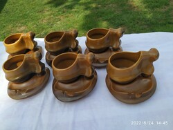 Special ceramic coffee set for sale! Art deco, special, marked ceramic coffee set for sale!