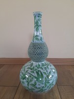 Antique Herend zova patterned vase lamp