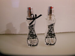 Perfume bottle - 2 pcs - christina aguilera - 10 x 3 cm - thick - flawless