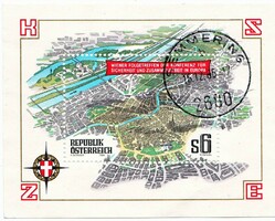 Austria commemorative stamp block 1986