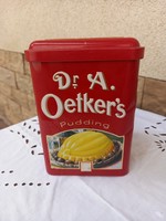 Dr. Oetker pudding metal box