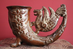 Drinking horn with Tiszabezdé motifs