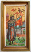 Béla Kondor's painting entitled: Liberius