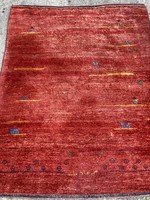 Precious Signed Luri Gabbeh Persian Rug Hand Knotted Hand Knotted Wool Mid