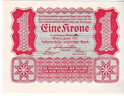 Ausztria 1 korona 1922 G