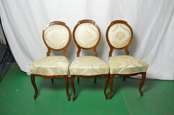 3 antique Bieder chairs