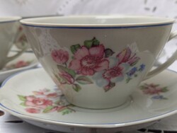 Vintage, kolozsvári porcelán teáskészlet