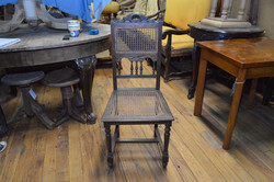 Antique pewter chair