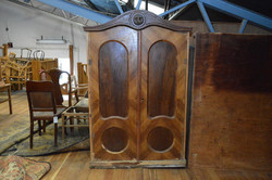 Antique bieder wardrobe with 2 doors