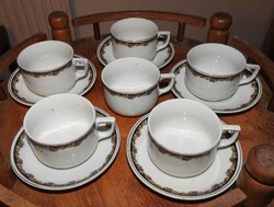 Early 1900s tea cups with saucers