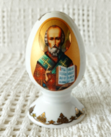 Rare! Marked Russian porcelain Easter egg, favor item, nipp 3.
