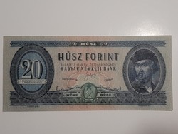 Igen RITKA ! 20 forint bankjegy 1949 UNC Rákosi címer gyönyörű állapot