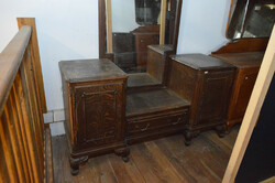 Antique neo-baroque dressing table with mirror