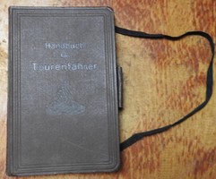Antik német nyelvű utikönyv – Handbuch für Tourenfahrer