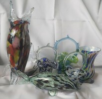 Murano glass selection 6 pcs