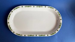 Alföldi vitrin green Hungarian serving oval bowl