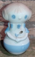 Aquincumi porcelán figura, aquazúr