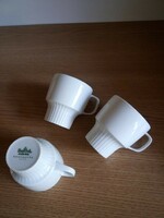 3 rosenthal coffee cups 7x6 cm xx