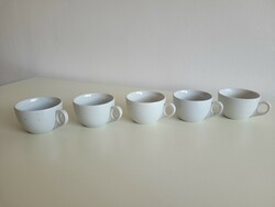 Old Zsolnay porcelain cup with white shield seal 5 pcs
