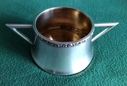 From HUF 1! Beautiful silver sugar bowl with gilded interior! Indicated!