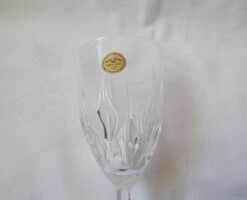 Royal Tudor ólom kristály üveg talpas pohár ,kehely