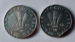2 20-filer coins with mint defects
