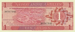 Holland Antillák 1 gulden, 1970, UNC bankjegy