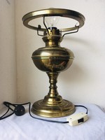 Majolika asztali lámpa-nagy méret-ajándékkal
