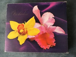 Orchid dessert box of Duna chocolate factory from 1978