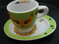 Collector's free time collection ritzenhoff kitty, cat mocha, coffee set