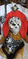 Carnival costume - skull costume with many accessories