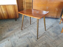 Old retro table mid century console table telephone table with unscrewable legs