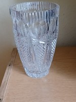 The crystal vase is flawless