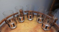 Zodiac - Libra - set of 5 glass cups