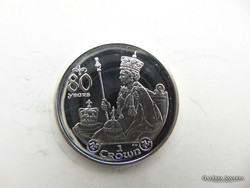 MAN - Szigetek ezüst 1 crown - korona PP 2006 28.50 gramm 925 - ös ezüst
